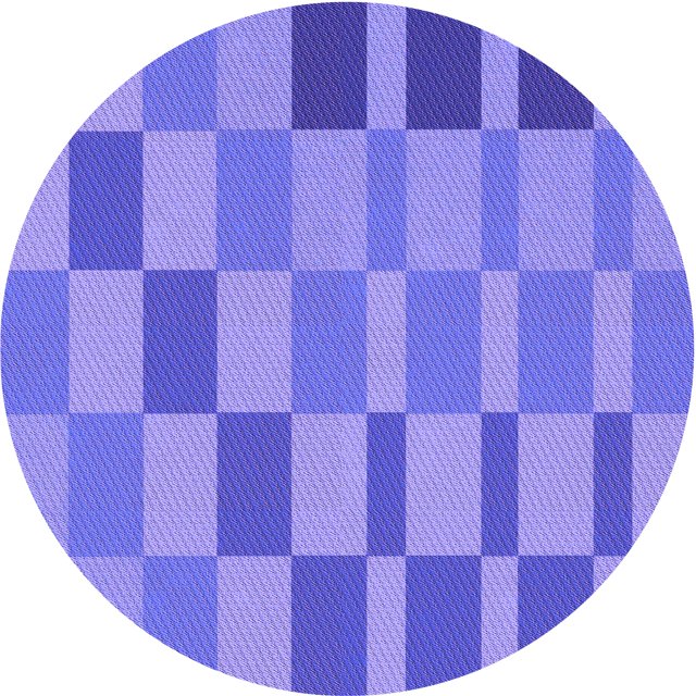 Ahgly Company Tapis d'Intérieur Lavable à la Machine, Carré, Transitionnel, Violet Mimosa Violet, Tapis de Zone, 3 Pieds Carré