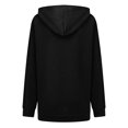 thumbnail image 5 of Pompotops Femmes Mode Casual Print Capuche Manches Longues Col Rond T-Shirt Top, 5 of 5