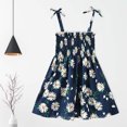 thumbnail image 2 of XZNGL Robe d'Été pour Filles Été Tout-Petits Bébés Filles Robe Sans Manches à Bretelles Imprimé Graphique Vêtements pour Enfants, 2 of 9