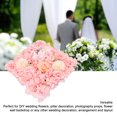 thumbnail image 3 of Artificial Flower Wall Background, Artificial Flower Wall Panels Simulation Silk Rose Flower Wall Decor for Wedding Party Stage Background Backdrop 15x15in, 3 of 7