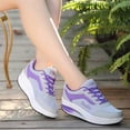 thumbnail image 2 of Chaussures pour Femmes Course Chaussures de Course pour Femmes Chaussures à Secouer Maille Semelles Épaisses Rehaussées Voyage Course Chaussures de Sport Femmes, 2 of 5