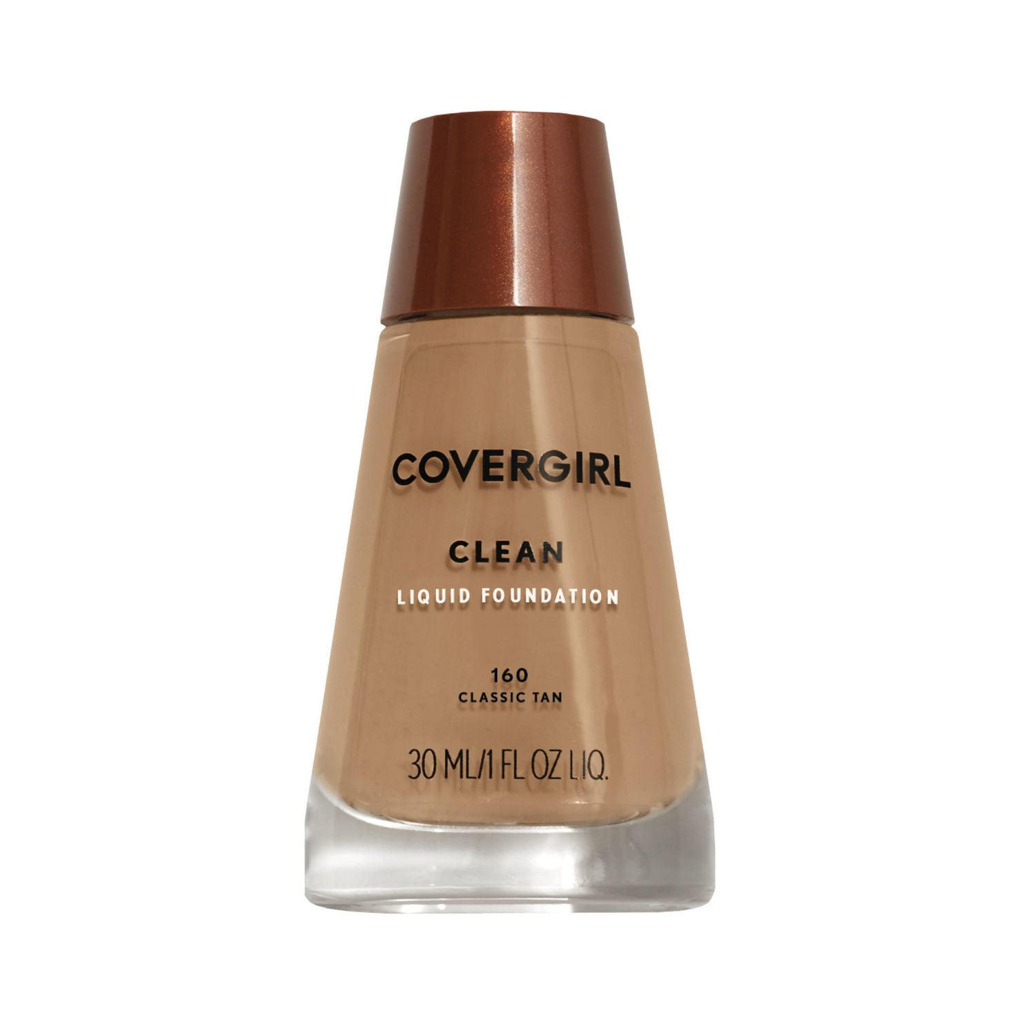 COVERGIRL Fond de teint liquide Clean, maquillage liquide léger et aéré, effet naturel, à base d'eau, non comédogène, 100% Sans Cruauté