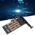 thumbnail image 4 of Adaptateur M.2 NVMe vers PCIE, Plug And Play Double Adaptateur M.2 PCIE pour Châssis, 4 of 8