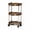 Coffee, variant on Feltree 3-Tier Rolling Storage Cart with Wheels for Home Kitchen Dorm Living Room Organizer Mobile Utility Rack