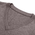 thumbnail image 3 of Styesk Mens Sweater Men's Wool Casual Solid Color-Neck Sleeveless Sweater Pullover, 3 of 7