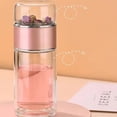 thumbnail image 4 of Tuvgenk Glass Water Bottles 14 Oz Water Bottle Flask Glass Pink Portable Reusable for Gym Office Home Travel, 4 of 8