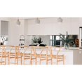 thumbnail image 4 of Amalfi II Stool (25") Crafted with a solid wood frame SET OF 2, 4 of 4