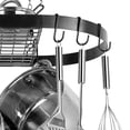 thumbnail image 2 of Range Kleen CW6000 Black Enameled Steel Oval Hanging Pot Rack, 2 of 5