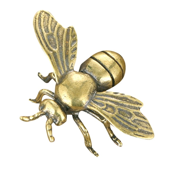 TIELUTT Fait Main en Cuivre Pur Bronze Antique Ancien Décoration d'Étude Artisanat Grand Ornement Ornement de Cloche Ornement de Pizza Ornement de Noël Ornement Suspendu Ornement d'Initiale