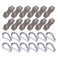thumbnail image 1 of Lefu Ensemble de 12 Pcs Pince Duplex et Corde à Fil pour Dé à Coudre, Pince en Acier Inoxydable 304, 1 of 5