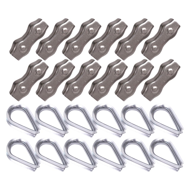 Lefu Ensemble de 12 Pcs Pince Duplex et Corde à Fil pour Dé à Coudre, Pince en Acier Inoxydable 304