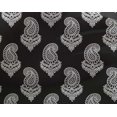thumbnail image 5 of oneOone Georgette Viscose Black Fabric Block Dress Material Fabric Print Fabric By The Yard 42 Inch Wide, 5 of 5