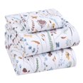 thumbnail image 1 of RUVANTI 100% Cotton Twin Sheets, Percale Weave Twin Sheet Set, Fern Class, 1 of 5