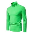 thumbnail image 2 of FAIWAD Men's Thermal Undershirts Long Sleeve Mock Turtleneck Slim Stretch Basic Pullover Tops, 2 of 8