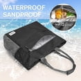 thumbnail image 4 of FTCBJJA Waterproof & Sandproof Beach Tote Bag for Women – Large Capacity Swim Pool Bag Zipper Closure with Small Pouch – Ideal for Beach, Pool, Travel & Weekend Trips, 4 of 5