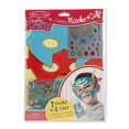 thumbnail image 1 of Melissa & Doug Simply Crafty Superhero Masks And Cuffs Kit With Stickers, Shapes, Foam Sticky Tabs, 1 of 5