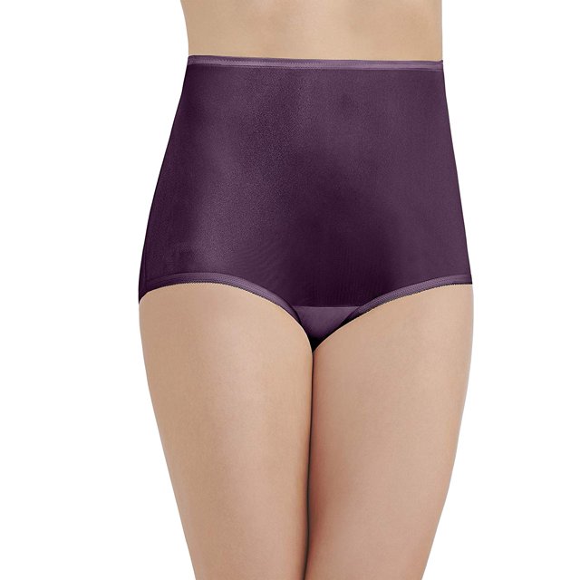 Vanity Fair Womens Perfectly Yours Ravissant Tailored Nylon Brief, 7, Sangria