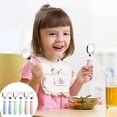 thumbnail image 2 of 304 Stainless Steel High Childrens Spoon And Fork Childrens Mother And Quality Spoon, 2 of 8