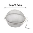 thumbnail image 3 of Stainless Steel Tea Mesh Filter for Loose Leaf Tea and Seasoning | Durable Strainer Diffuser for Soaking and Brewing | 2024 Style Kitchen Accessory, 3 of 7