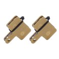 thumbnail image 3 of Disc Brake Pad Replacement, Low Noise Pair Copper Alloy Mountain Bike Disc Brake Pads Wear Resistant Quick Response  For Repairing MJ-01B, 3 of 8