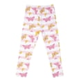 thumbnail image 1 of IROINID en Solde Leggings pour Filles Imprimé Dessin Animé Anti-Moustique Style Mince, Rose, 1 of 6
