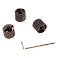 thumbnail image 1 of 3PCS Guitar Knobs, Metal Guitar Dual Stacked Knobs Volume Tone Control Knobs For Electric Guitar Bass, 1 of 8