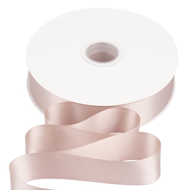 Joycrosso 1 1/2 Inch Vanilla Solid Satin Ribbon, 100 Yards Double Faced Satin for Gift Wrapping Floral Bouquets Wedding Party Decoration