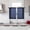Blue#2, variant on pstuiky Linen Yarn Semi-Sheer Partition Curtains 2-Piece Set, Vintage Style, Light Filtering 63.5X78Cm (25"X30.7") Kitchen, Bathroom, Bedroom Valance