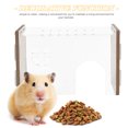 thumbnail image 2 of Miangastore Plateforme Transparente pour Hamster Cachette Nid Cachette Intérieure Maison pour Hamster Hutte pour Chinchilla Maison de Cachette Cache pour Petit Animal Nid pour Hamster Maison pour Hamster, 2 of 8