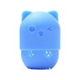 thumbnail image 1 of Washable Reusable Cat Shape Makeup Sponge Holder Cosmetic Sponge Drying Holder Rack Silicone Travel Case, 1 of 5