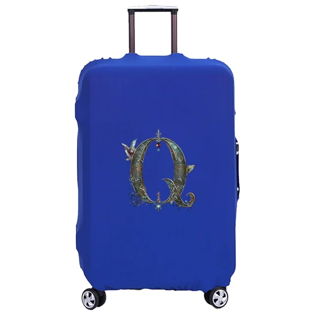 Luggage Cover Washable Case Cover Protective Case Scratch Proof Case Cover Suitable for Graphic Print Pattern Fits 18-32inch 8Graphic Letter Q L