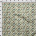 thumbnail image 4 of oneOone Rayon Beige Fabric Florals Craft Projects Decor Fabric Printed By The Yard 56 Inch Wide, 4 of 4