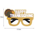 thumbnail image 3 of YAOMOBB Novel And Interesting Eyeglasses Frame Thanksgiving Glasses Frame Exquisite Eyeglasses Frame for Festivals, 3 of 6