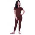 thumbnail image 2 of Moomaya Nightwear Set Watermelon Embroidery Slimfit Pyjamas Sleepwear 2 Pcs Set, 2 of 6