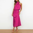 thumbnail image 5 of Ketyyh-chn99 Robes de Soirée Formelles pour Femmes Robe de Cocktail Femme Mode Élégante Robe de Soirée pour Dames Rose Vif,P, 5 of 5