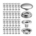 thumbnail image 3 of serony 100 Pcs Bouton-Pression en Acier Inoxydable Remplacement Bouton Pression Vêtements Jeans Valise Accessoires de Confection Type1 2ensemble, 3 of 6