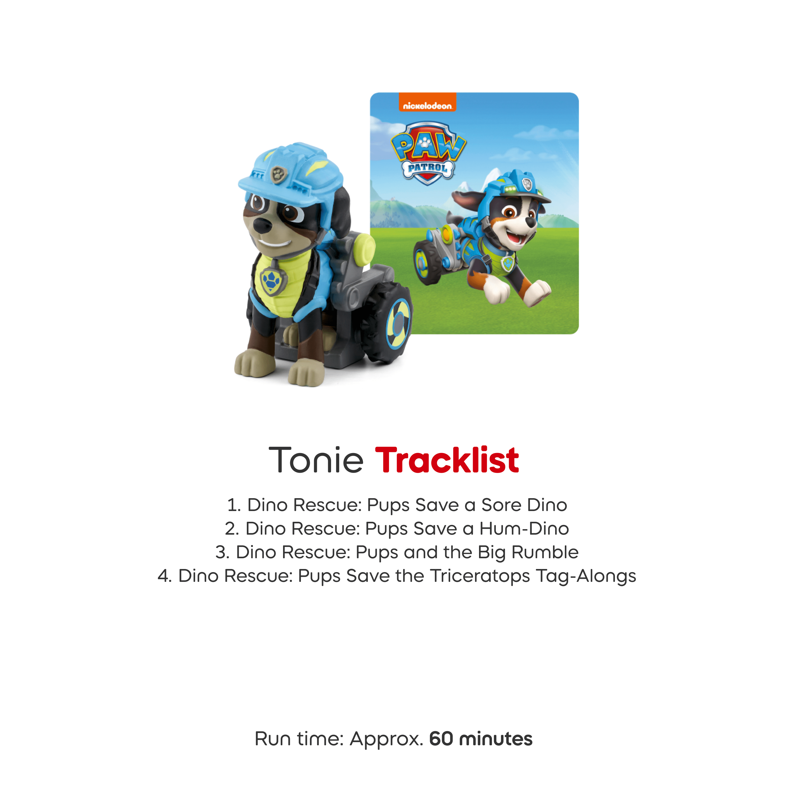 Tonies Rex Audio Play Character from Paw Patrol