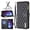 Black, variant on Samsung Leather Case Card Holder for Samsung Galaxy S23 Ultra wallet Case Cover - Black