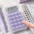 thumbnail image 4 of Dvkptbk Calculators Calculator Standard Calculator 8 Digit with Large Display and Round Button Candy Color Calculator Portable for Office Home School Home Appliances, 4 of 7
