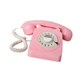 thumbnail image 3 of Téléphone Vintage à Cadran Rotatif à l'Ancienne avec Recomposition Téléphone Rétro Rose, 3 of 8
