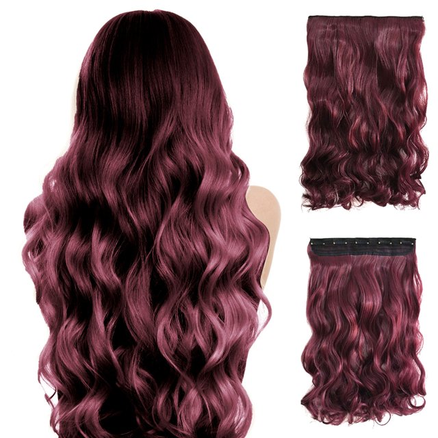 This Product Is A Luxurious 22 Inch Long Plug-In Hair Extender, Which Makes Your Hair Fuller And Longer In An Invisible And Painles Way., Catch The Hair