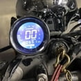 thumbnail image 2 of TopOne Motorcycle LCD Digital Meter Multi‑Functional Odometer Speedometer Tachometer RPM Fuel Level Gauge MPH KM/H, 2 of 9