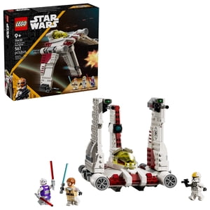 LEGO Star Wars: La guerre des Clones V-19 Jouet de bâtiment Torrent Starfighter - Pretend Play Set pour les garçons & Filles, Âges 9+ - Kit modèle de vaisseau stellaire W/ 3 Minifigures - Idée cadeau pour les anniversaires - 75432