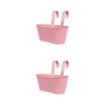 thumbnail image 2 of relayinert Outdoor Hanging Pots For Plants Practical And Beautiful Solution Detachable Pink 2Set, 2 of 6