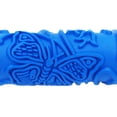 thumbnail image 3 of GUOOL 5'' Embossed Flower Pattern Painting Roller Sleeve Brush Wall Decor DIY #11, 3 of 6