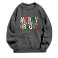 thumbnail image 4 of Pisexur Sweat-Shirt de Noël Décontracté à Manches Longues Col Rond pour Femmes, Chandail Ample et Confortable, Imprimé Mode Festival Automne, 4 of 4