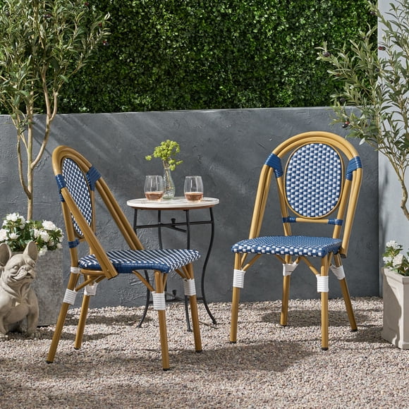 Chaises Bistro Françaises d'Extérieur, Ensemble de 2