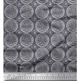 thumbnail image 1 of Soimoi Cotton Poplin Fabric Floral Block Decor Fabric Printed Yard 42 Inch Wide, 1 of 3