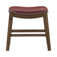 thumbnail image 1 of Topline Home Furnishings Stool, Faux Leather, 1 of 5