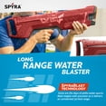 thumbnail image 3 of SPYRA SpyraDash Water Blaster, 700ml Long Range Powerful Toy Gun for Outdoor Games, Red, 3 of 9
